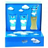Moschino Light Clouds toaletní voda 50 ml + sprchový gel 50 ml + tělové mléko 50 ml, dárková sada