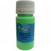 Art e Miss Uniwersalna farba akrylowa błyszcząca 84 Neon zielona 40 g