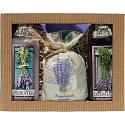 Bohemia Gifts Lavender La Provence sprchový gel 100 ml + Olejová lázeň 100 ml + sůl do koupele 150 g, kosmetická sada