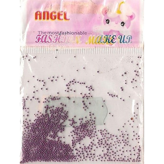 Angel Ozdoby na nehty kuličky fialové 1 balení