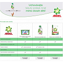 Ariel 3v1 Sensitive gelové kapsle na praní prádla 28 kusů 744,8 g