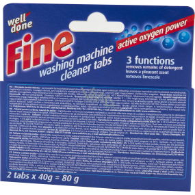 Well Done Fine tabletki do czyszczenia pralki 2 x 40 g