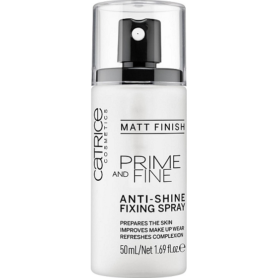 Catrice Prime And Fine Anti-Shine Fixing Fixační sprej 50 ml