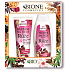 Bione Cosmetics Růže tělové mléko 500 ml + balzám na ruce 205 ml, kosmetická sada