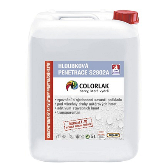 Colorlak S 2802 A hloubkový penetrační nátěr 5 l