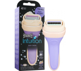 Wilkinson Intuition Dry Skin Mleko kokosowe i olej migdałowy maszynka do golenia 4 ostrza dla kobiet + głowica zamienna 1 szt