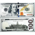 Talisman postrzebrzena dolarowa banknot 100 USD 1
