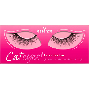 Essence Cateyes! sztuczne rzęsy 01 Catwalk 2 sztuki, 1 para