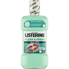Listerine płyn do ust Clean & Fresh Mild Taste, 500 ml