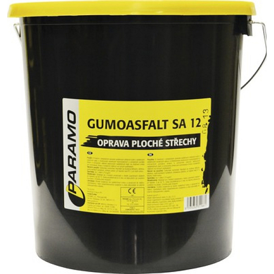 Gumoasfalt SA 12 asfaltowy nátěr na opravu střech černý, 30 kg