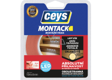 Ceys Montack montážní páska pro led kabely, 18 mm × 10 m