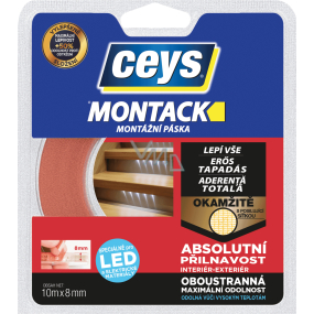 Ceys Montack montážní páska pro led kabely, 18 mm × 10 m Ceys Montack montážní páska pro led kabely, 18 mm × 10 m