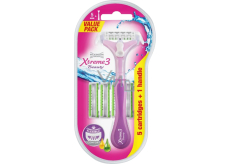 Wilkinson Xtreme3 Beauty Hybrid maszynka do golenia dla kobiet, 5 sztuk
