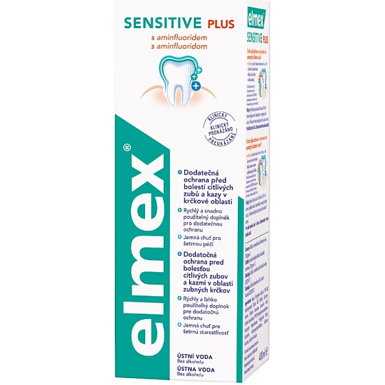 Elmex Sensitive Plus płyn do ust 400 ml