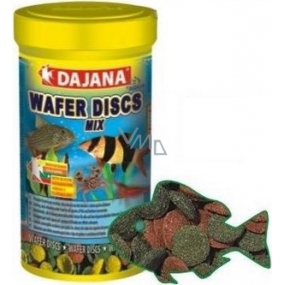 Dajana Wafers Disc Mix Potápivé krmivo pro všechny ryby a korýše 100 ml