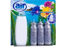 Air Menline Rain of Island Happy Odświeżacz powietrza komplet spray + wkłady 3 x 15 ml