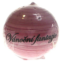Lima Wellness Vánoční fantazie aroma svíčka koule průměr 60 mm