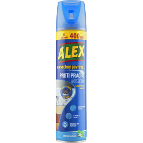 Alex Środek przeciwkurzowy antystatyczny do wszystkich powierzchni o zapachu jaśminu i przypraw, 400 ml