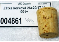 Korkowy korek 26 x 20 x 17 mm 1l