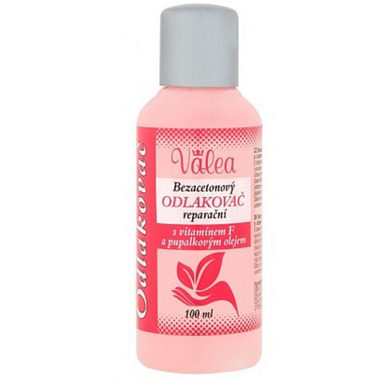 Valea Vitamín F Bezacetonový reparační odlakovač na nehty 55 ml