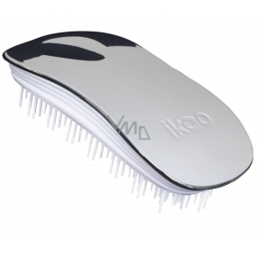 Ikoo Home Metallic Kartáč na vlasy podle čínské medicíny metalický stříbrno-bílý