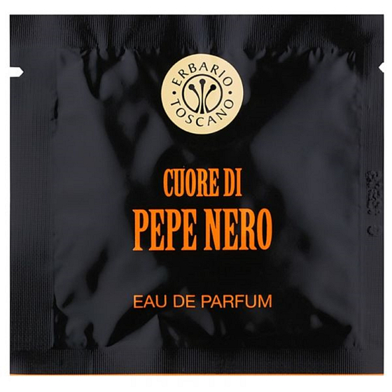 Erbario Toscano Černý pepř osvěžující vlhčené ubrousky 7 kusů