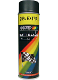 Motip 04006 spray, uniwersalny lak samochodowy, czarny mat, 500 ml