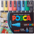 Posca Univerzální sada akrylátových popisovačů 1,8 - 2,5 mm Mix základních barev 8 kusů PC-5M