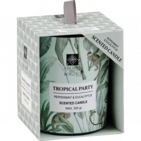 Aroma di Rogito Peppermint & Eucalyptus - Máta peprná a eukalyptus vonná svíčka sklo 85 x 105 mm 200 g