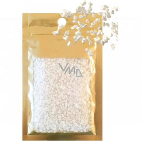 Kamínky skleněné dekorační bílé 40 g