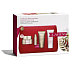 Clarins Nutri-Lumière krem ​​do twarzy na dzień 50 ml + krem ​​odżywczy 10 ml + krem ​​odżywczy na noc 15 ml + krem ​​pielęgnacyjny do rąk i paznokci 30 ml + kosmetyczka, zestaw kosmetyczny dla kobiet