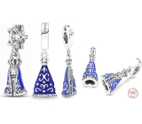Charm Srebrny 925 Religijne Cuda Nossa Senhora Aparacida, zawieszka na bransoletkę
