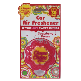 Chupa Chups Strawberry Dream - Jahodový sen vůně do auta 1 kus Chupa Chups Strawberry Dream - Jahodový sen vůně do auta 1 kus