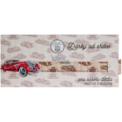 Bohemia Gifts Mleczna interaktywna czekolada od serca - Dla naszego dziadka 100 g