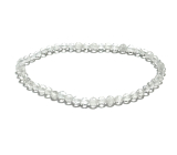 Kryształ naturalny elastyczny fasetowy kamień 3mm / 16 - 17cm, kamień kamieni