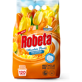 Robeta uniwersalny proszek do prania 9 kg, 120 dawek