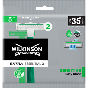 Wilkinson Sword Extra 2 Beauty jednorázowe golarki Sensitive, 5 sztuk