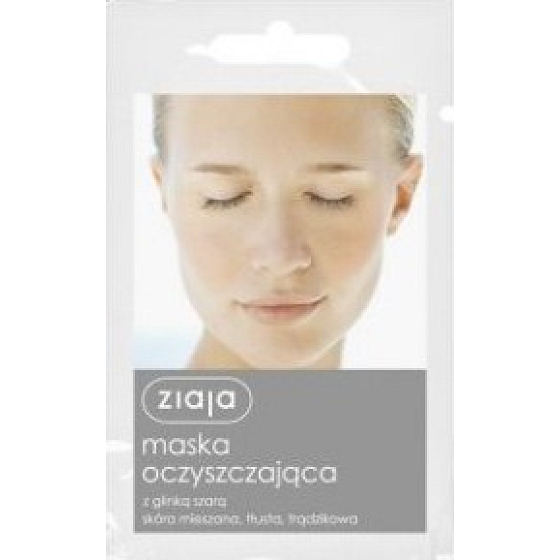 Ziaja Šedý jíl čisticí pleťová maska smíšená a mastná pleť 7 ml