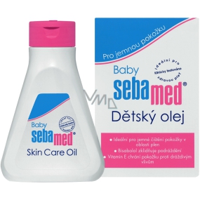 SebaMed Baby Olej pro čištění pokožky pod plenami pro děti 150 ml SebaMed Baby Olej pro čištění pokožky pod plenami pro děti 150 ml