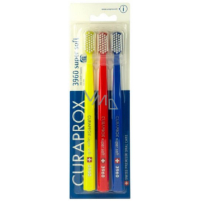 Curaprox CS 3960 Sensitive Super Soft bardzo miękkie szczoteczki do zębów 3 sztuki