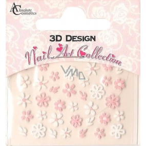 Absolute Cosmetics Nail Art 3D nálepky na nehty 24924 1 aršík