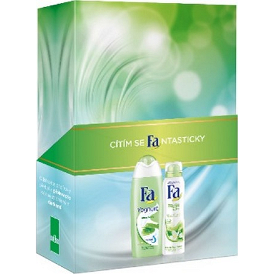Fa Aloe Vera sprchový gel 250 ml + Fresh antiperspirant deodorant sprej 150 ml, kosmetická sada
