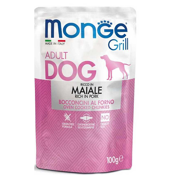 Monge Dog Grill wieprzowa kapsułka 100 g