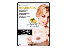 Iroha Brightening Rozjaśniająca maska tkaninowa z witaminą C i kwasem hialuronowym 23 g