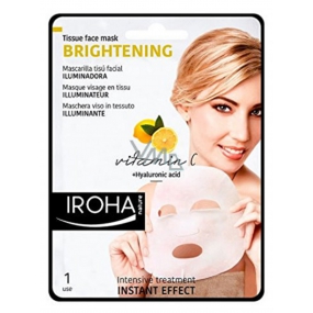 Iroha Brightening Rozjaśniająca maska tkaninowa z witaminą C i kwasem hialuronowym 23 g