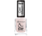 Dermacol 5 Day Stay Gel Effect dlouhotrvající lak na nehty s gelovým efektem 26 Satiné 12 ml
