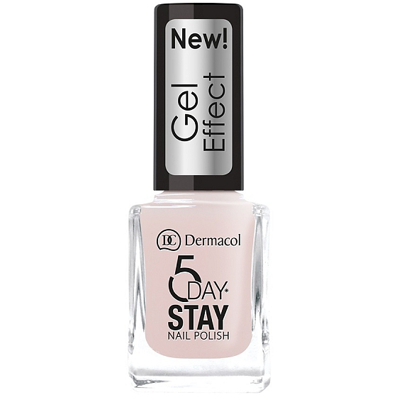 Dermacol 5 Day Stay Gel Effect dlouhotrvající lak na nehty s gelovým efektem 26 Satiné 12 ml