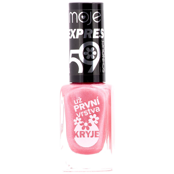 Moje 59 Expres lak na nehty růžová 10 ml