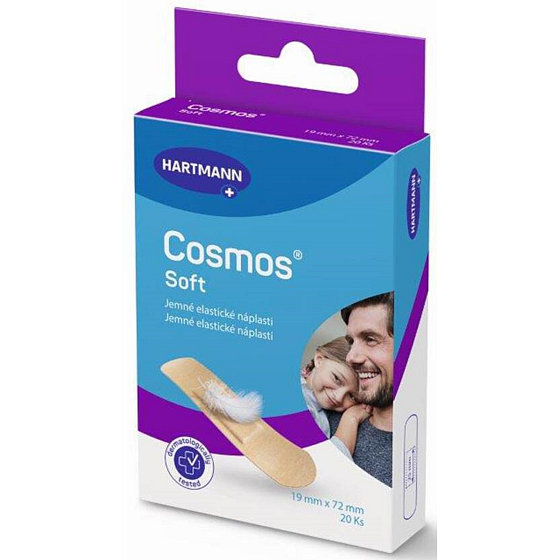 Cosmos Soft delikatny elastyczny plaster 19 x 72 mm 20 sztuk