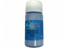 Art e Miss Uniwersalna farba akrylowa błyszcząca 97 Platyna 40 g